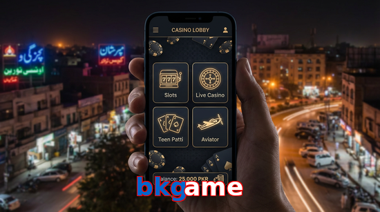 Main screen of Bkgame app page for PK players