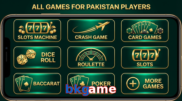 Main screen of Bkgame games page for PK players
