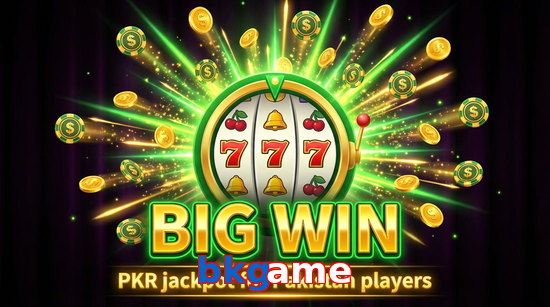 Big win animation on Bkgame slot game