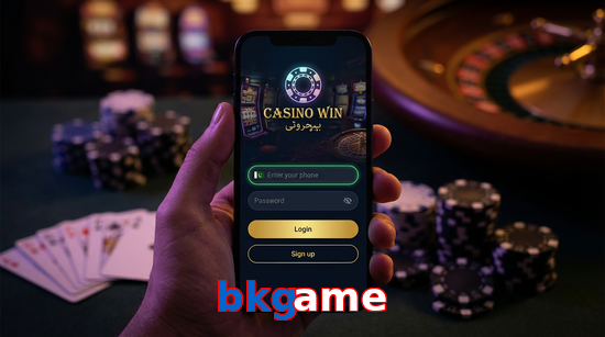 Main screen of Bkgame login page for PK players